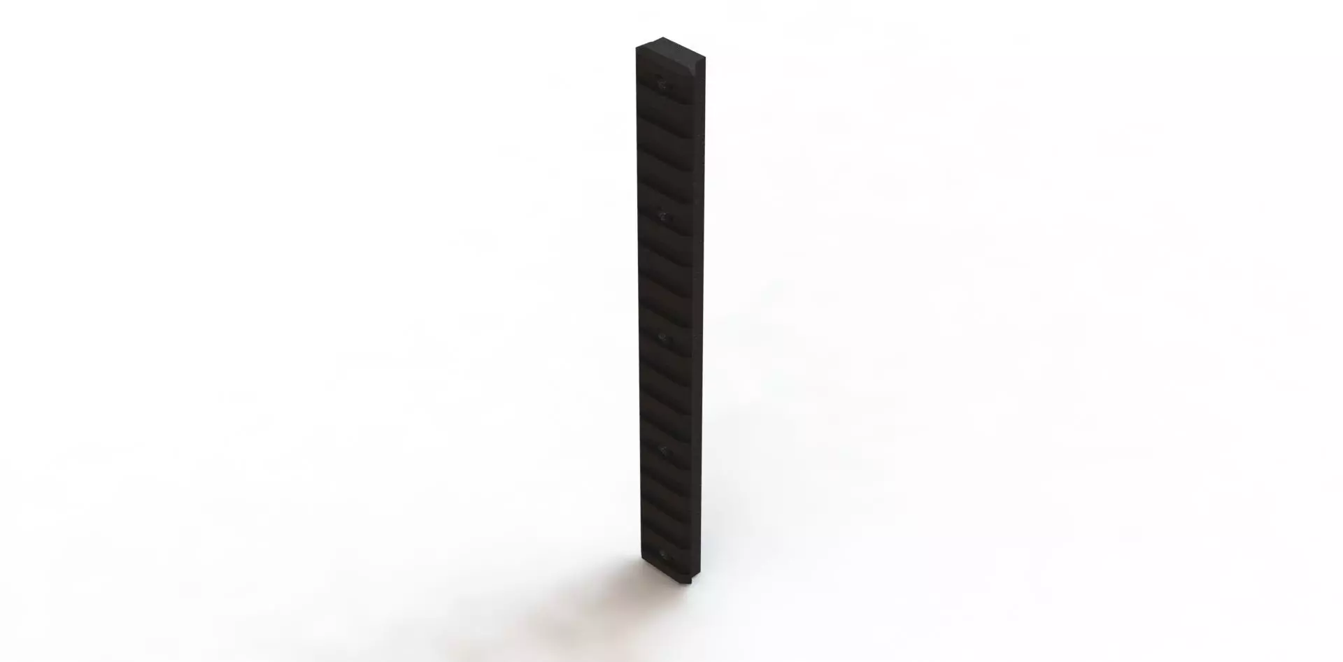 Trilho Picatinny 17 Keymod Rail 3D model_0