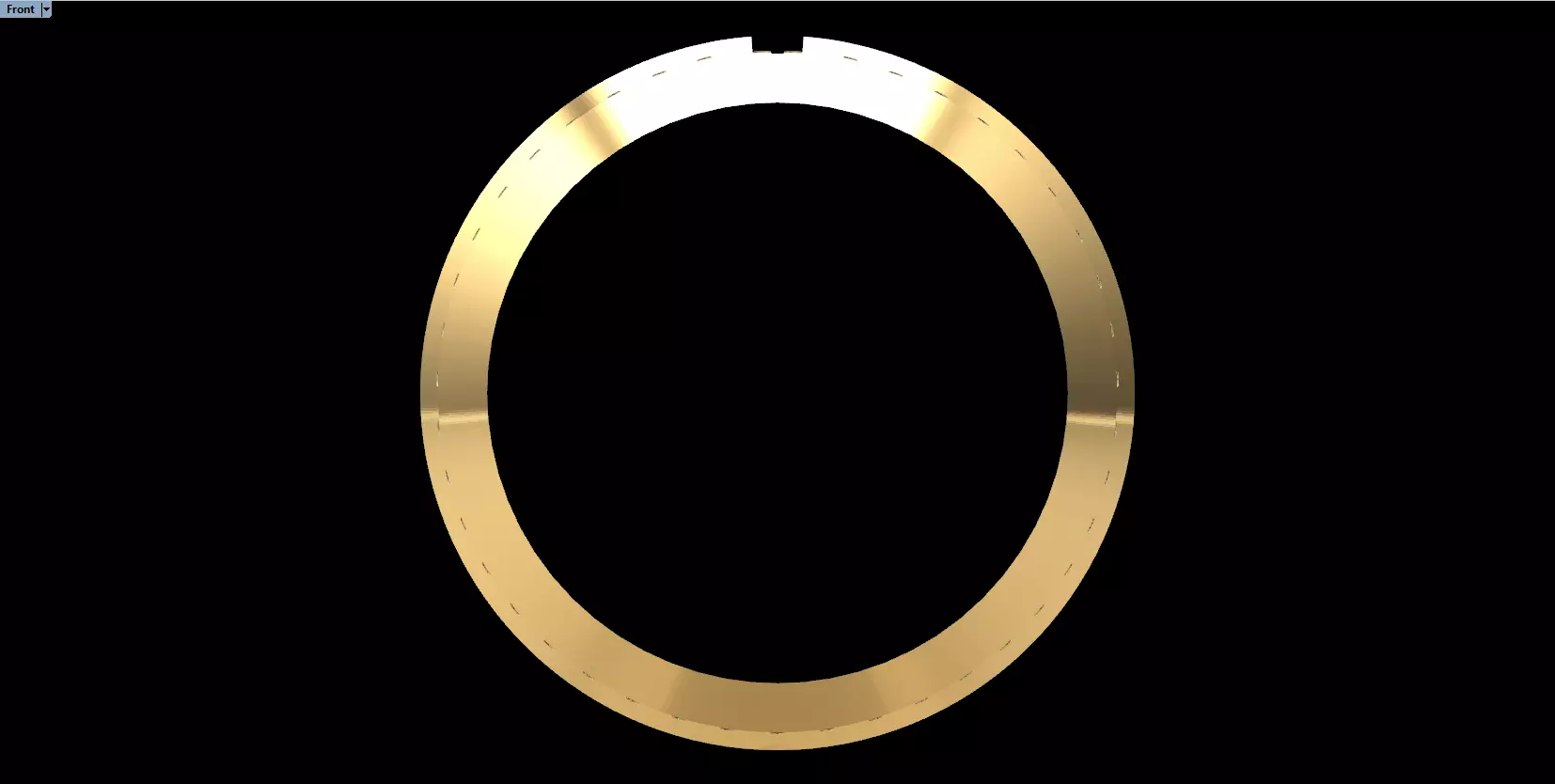 Ring With Gems 3D print model_3