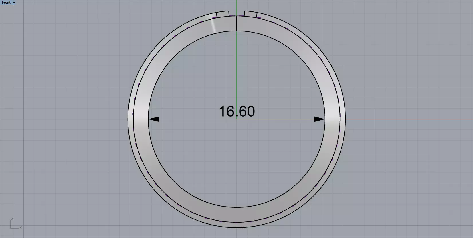 Ring With Gems 3D print model_8