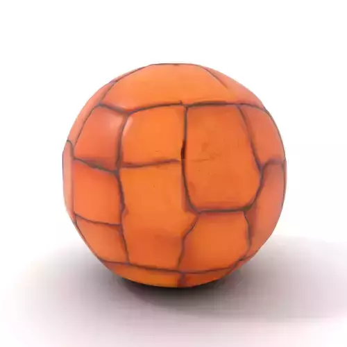 Vintage Leather Football model pack Low-poly 3D model