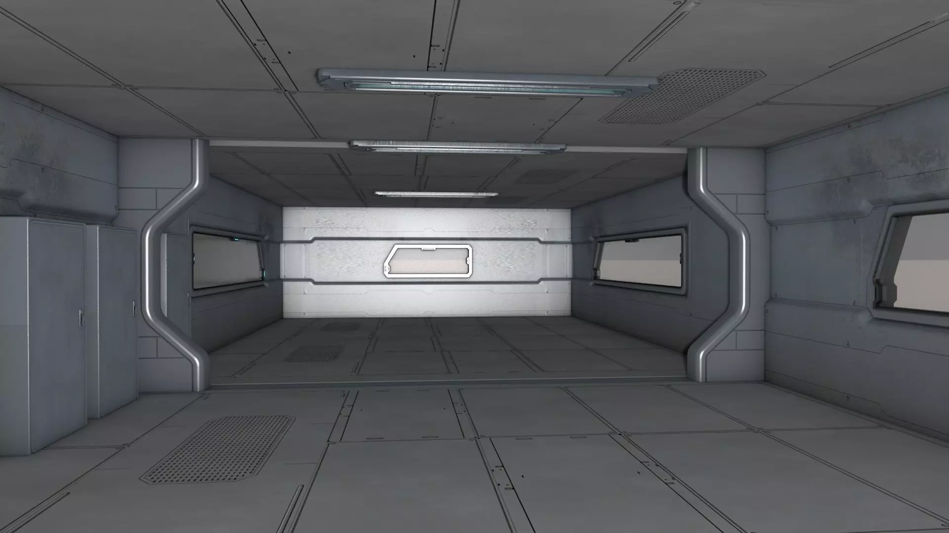 Space Colony Modular Pack Sci-Fi Buildings 3D model_10