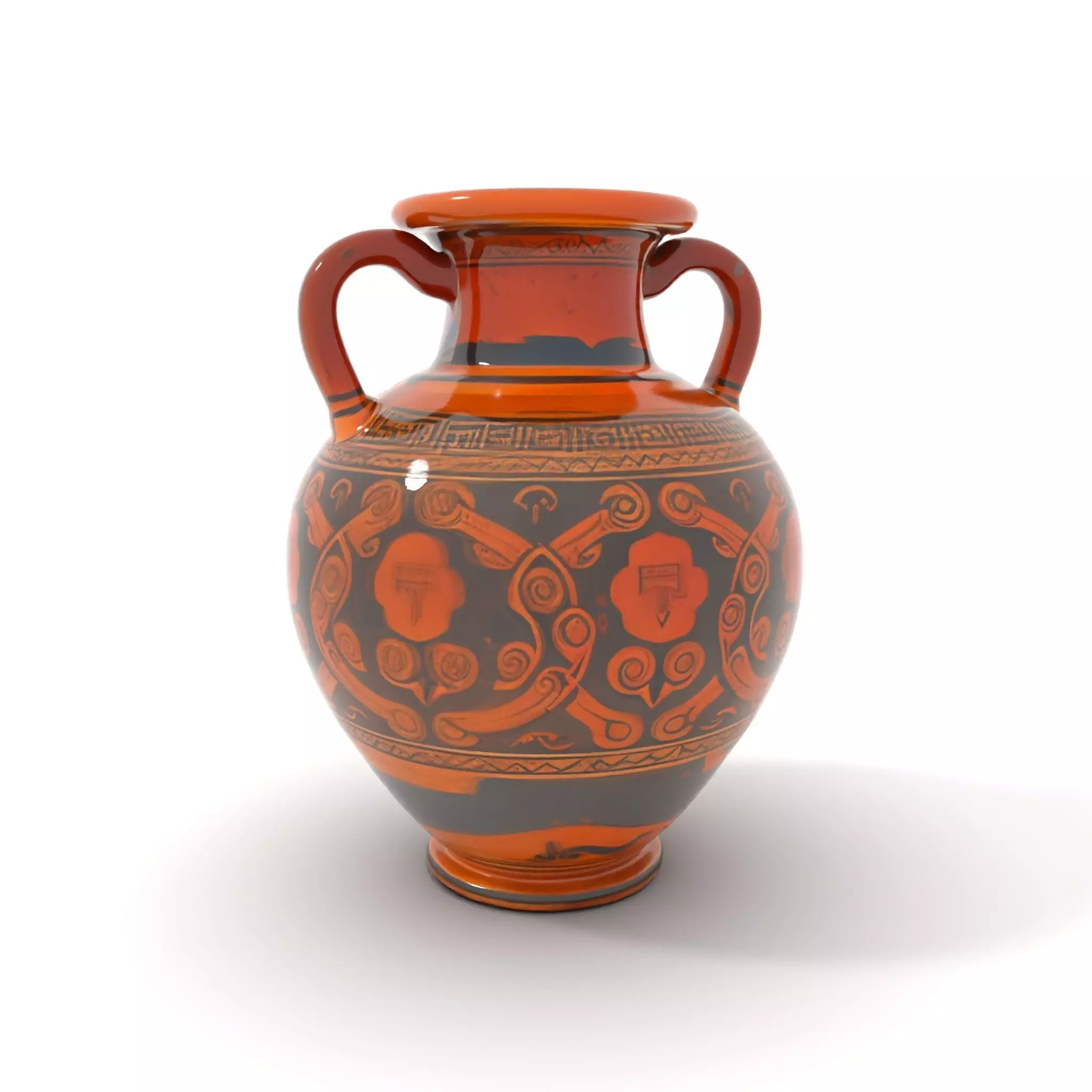 Greek Ceramic Vase model pack Low-poly 3D model_0