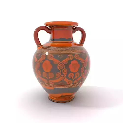 Greek Ceramic Vase model pack Low-poly 3D model
