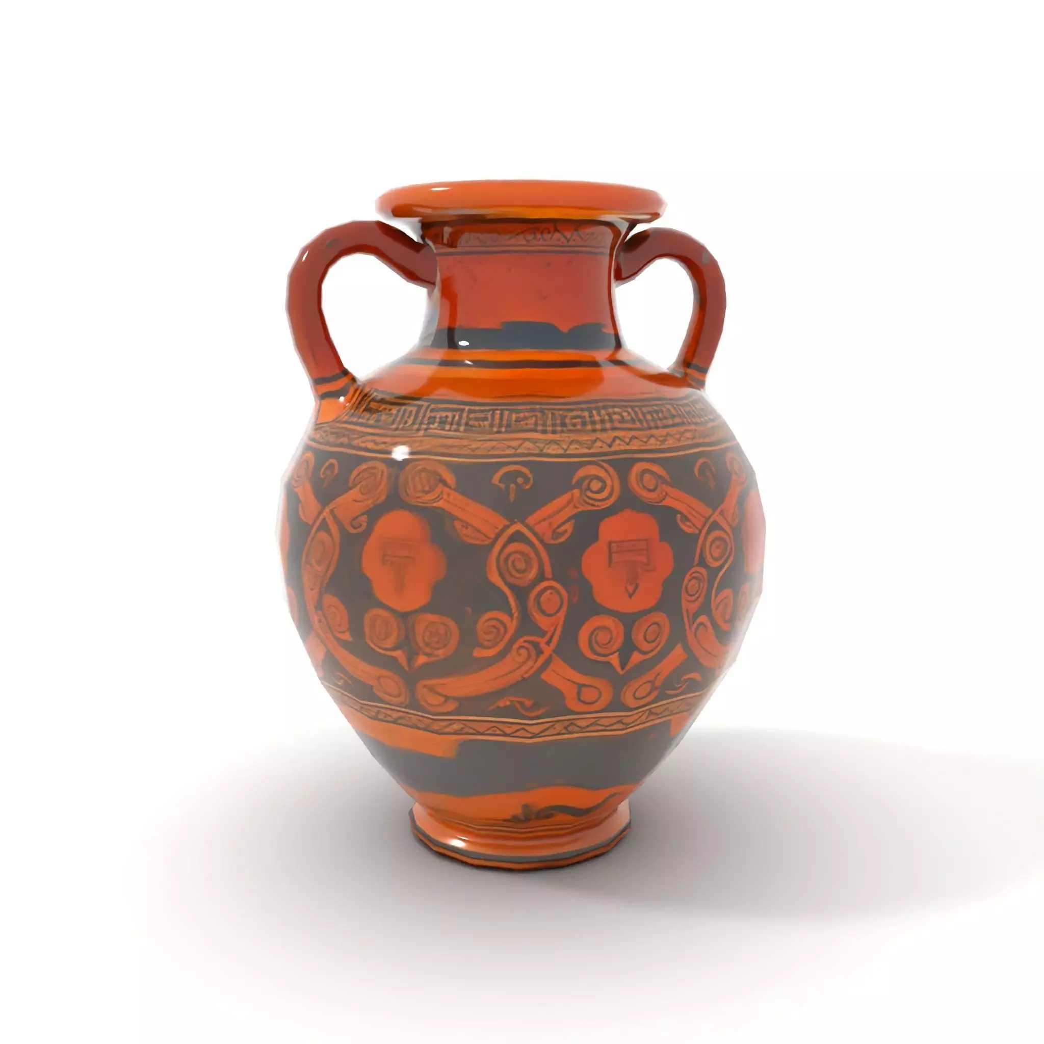 Greek Ceramic Vase model pack Low-poly 3D model_20