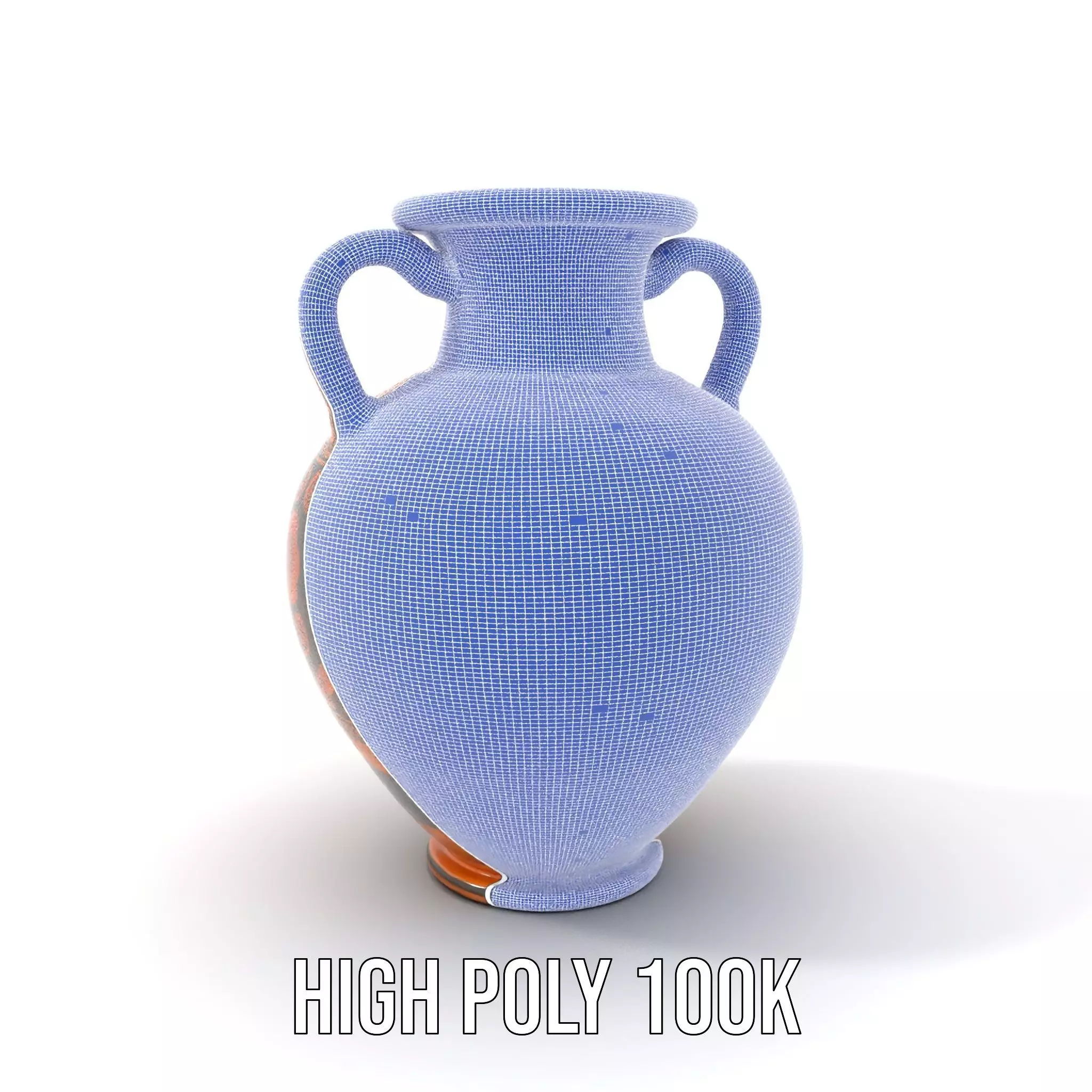 Greek Ceramic Vase model pack Low-poly 3D model_4