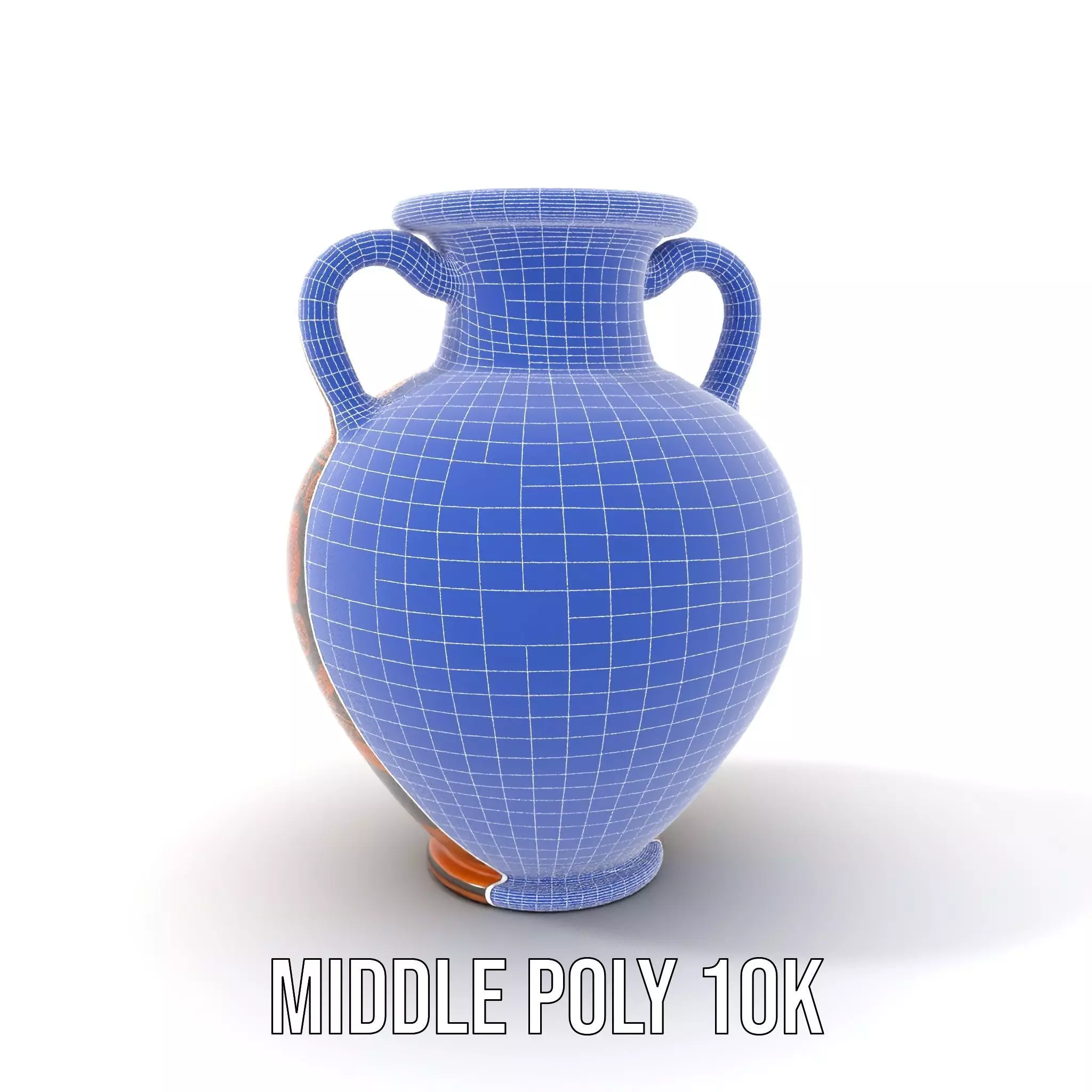 Greek Ceramic Vase model pack Low-poly 3D model_19