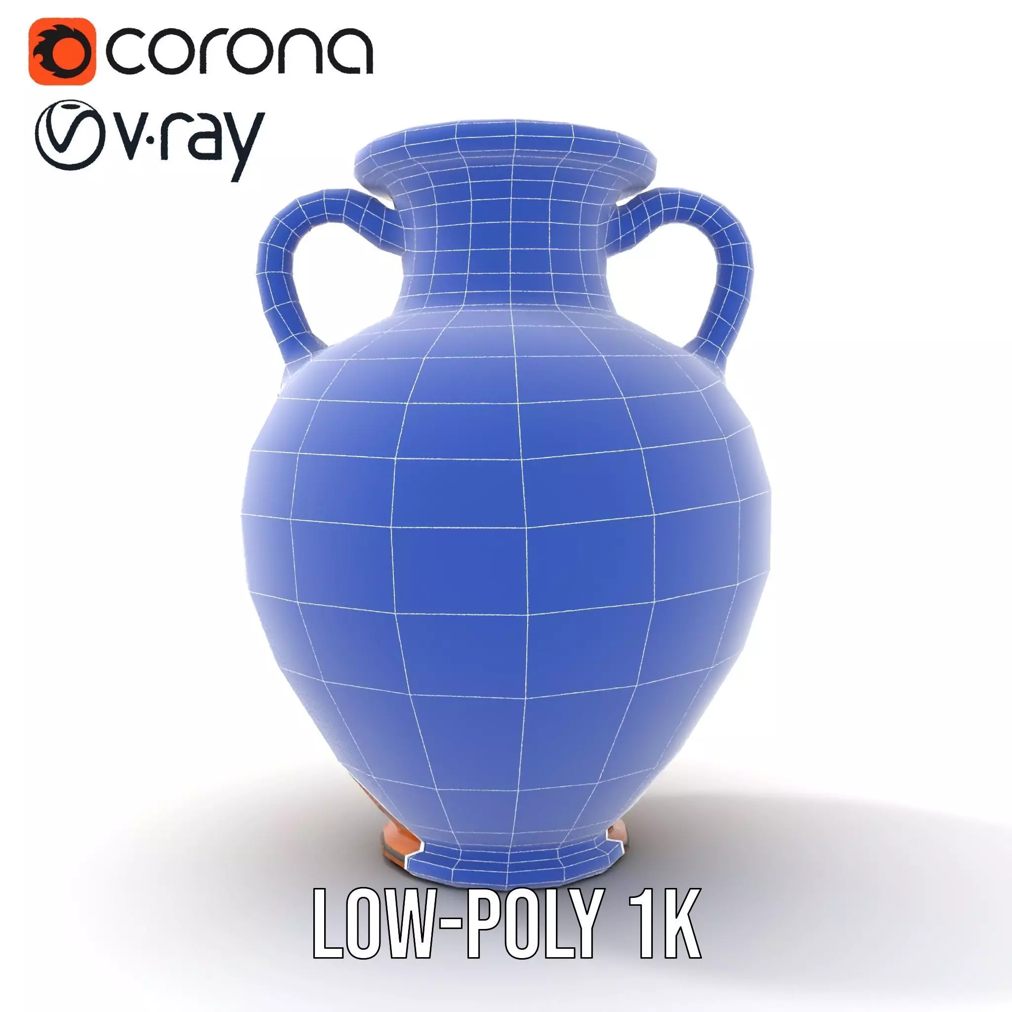 Greek Ceramic Vase model pack Low-poly 3D model_25