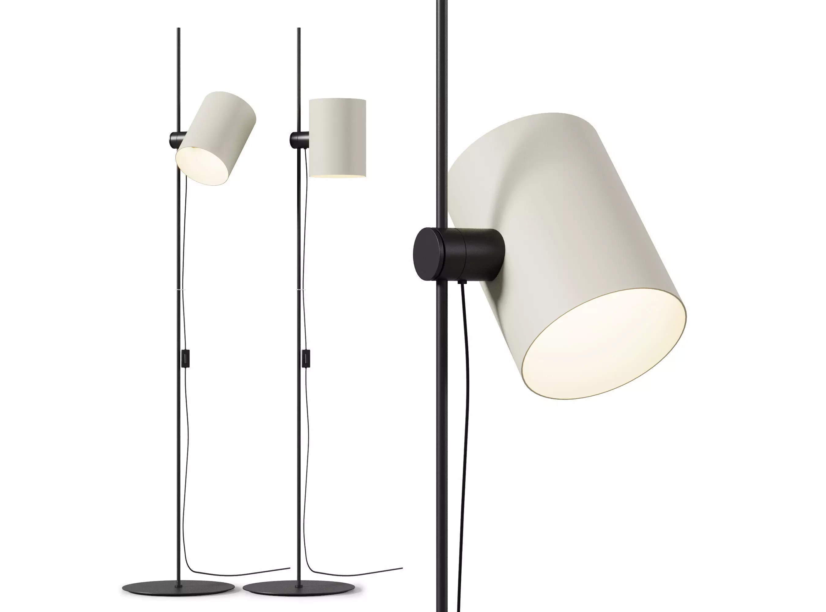 Floor lamp Faro Barcelona Guadalupe 3D model_0
