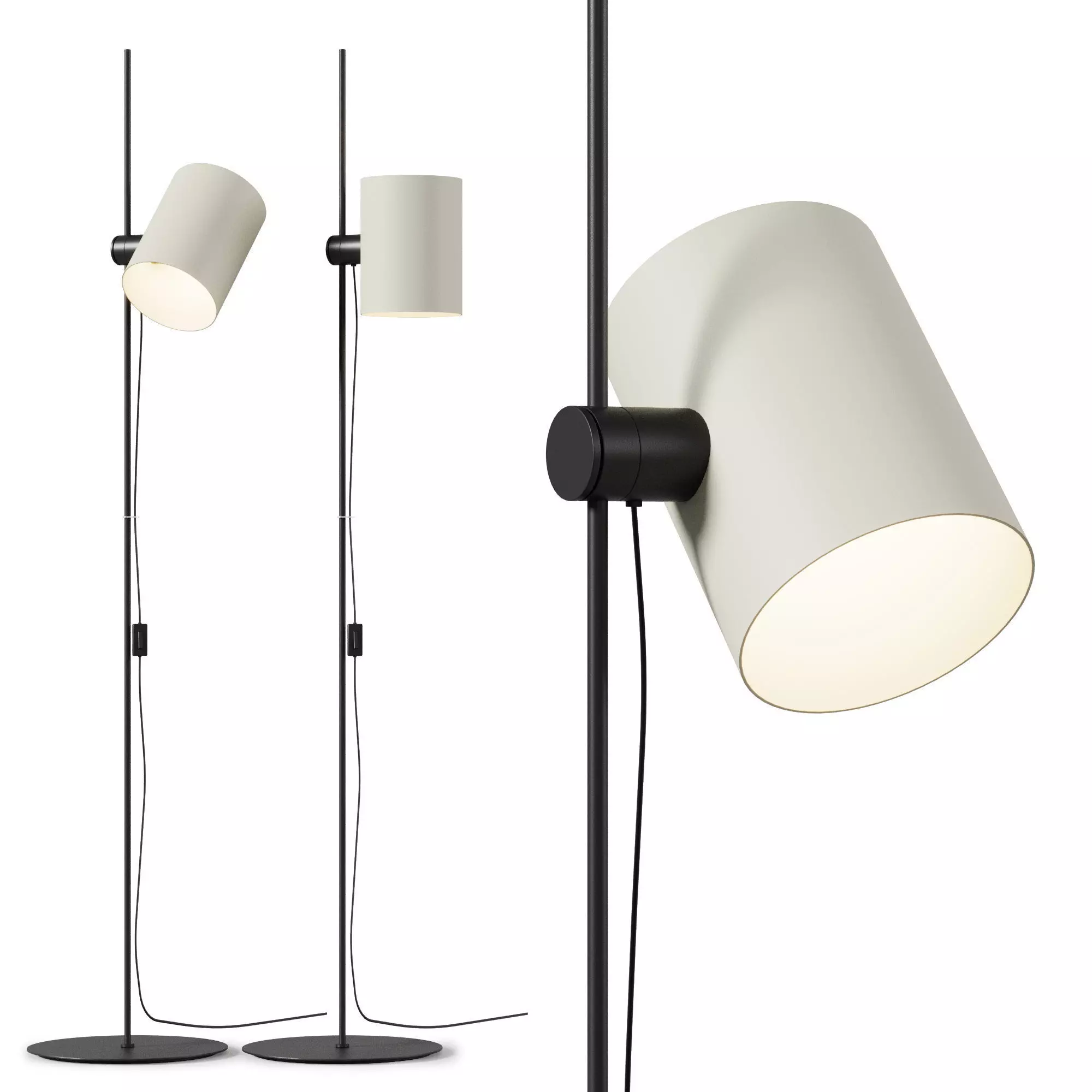 Floor lamp Faro Barcelona Guadalupe 3D model_5