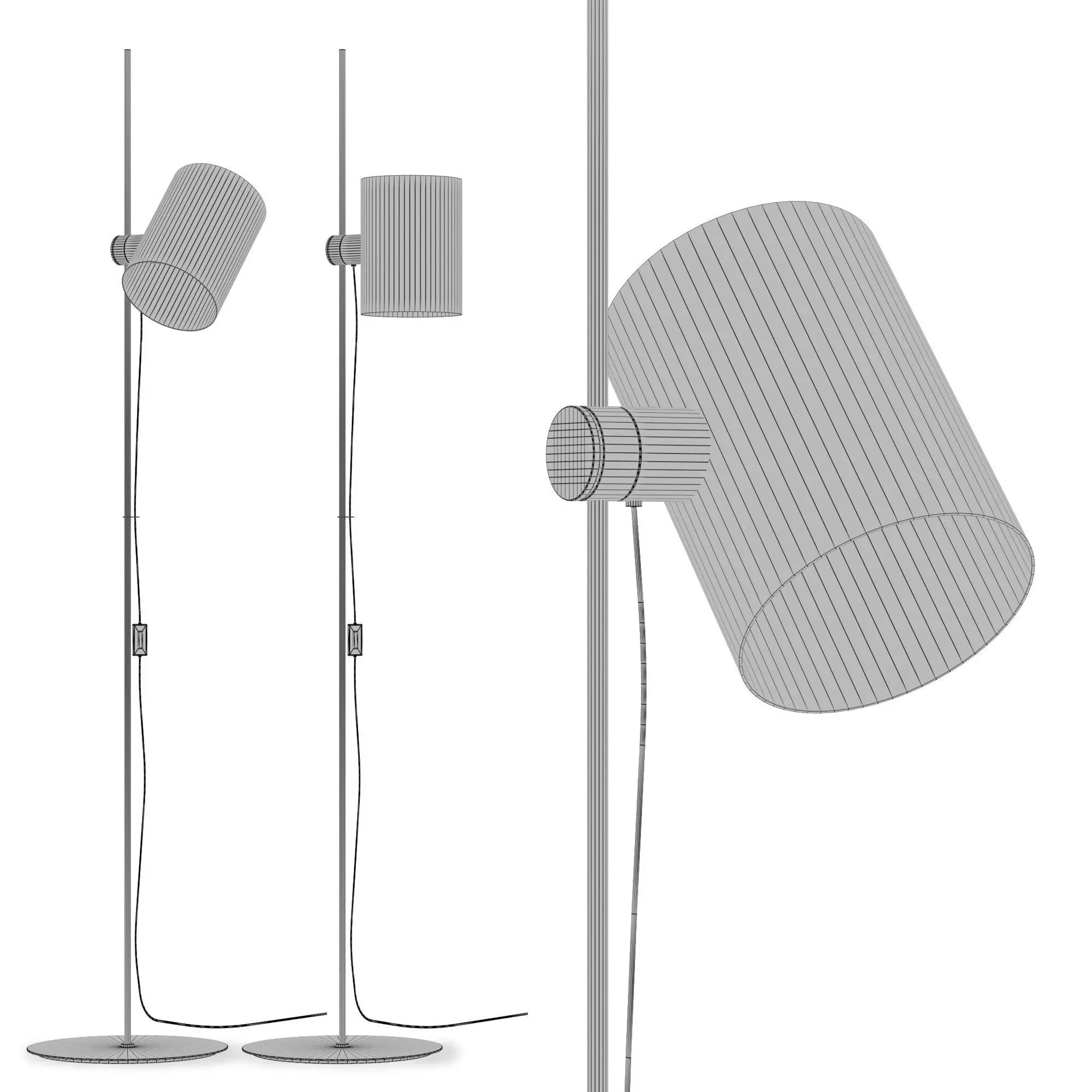 Floor lamp Faro Barcelona Guadalupe 3D model_6