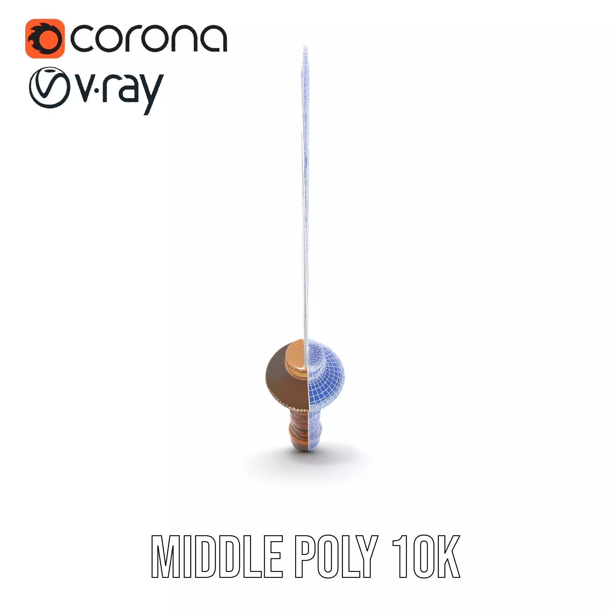 Elegant Katana Sword model pack Low-poly 3D model_27