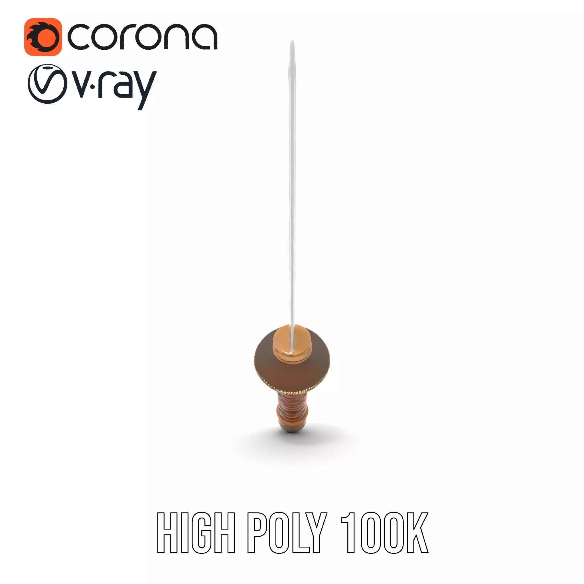 Elegant Katana Sword model pack Low-poly 3D model_20