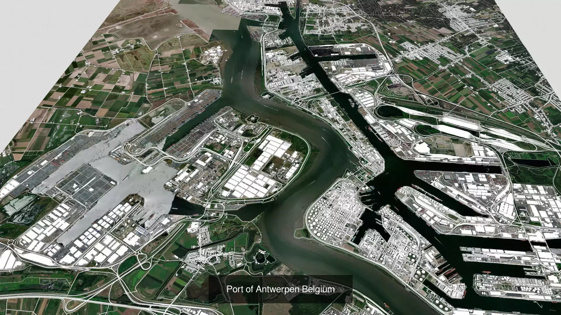 4 ports of Belgium 3D Model Collection_7