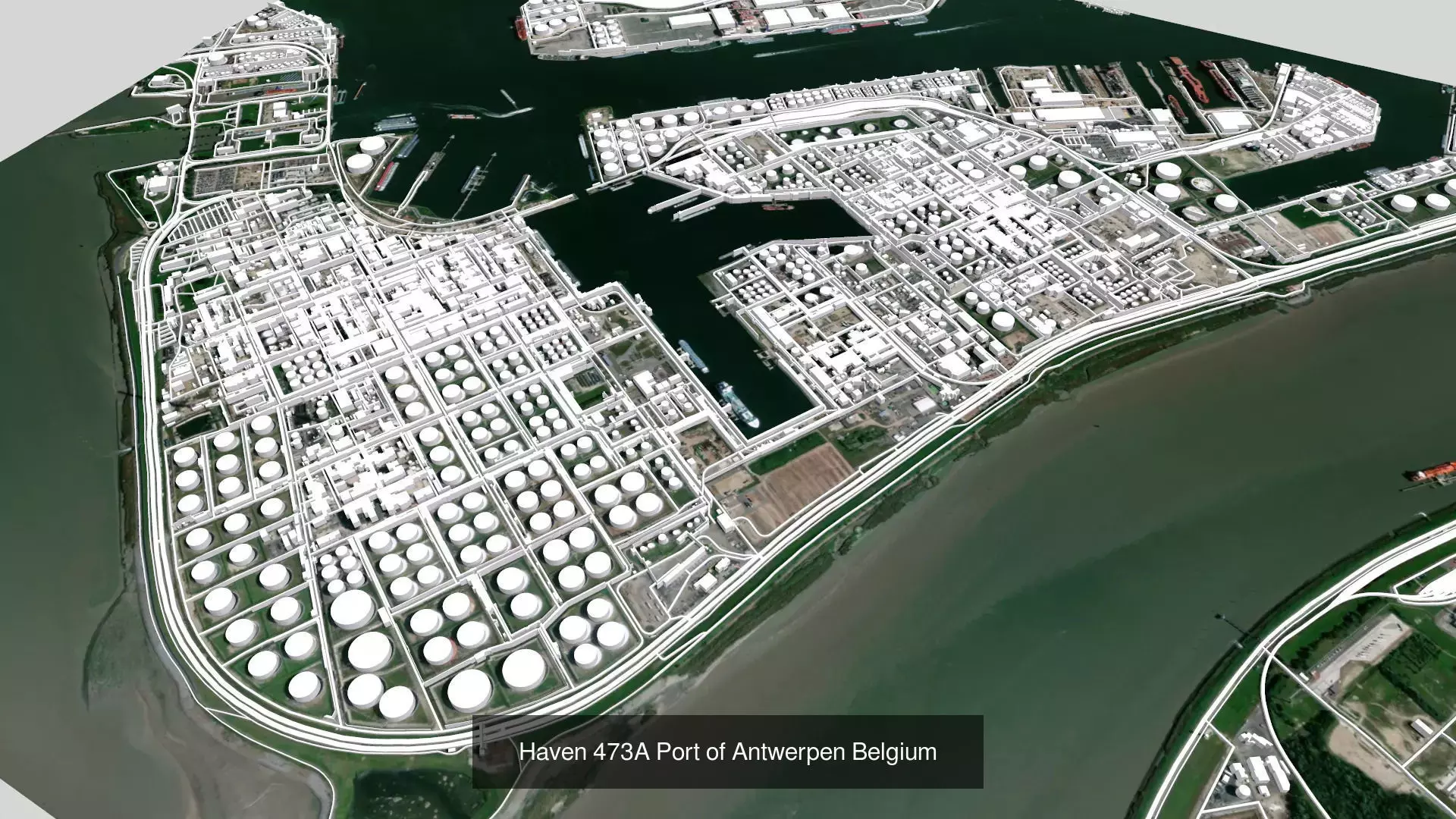 4 ports of Belgium 3D Model Collection_8