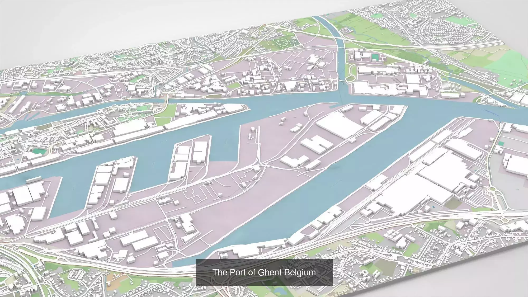 4 ports of Belgium 3D Model Collection_6