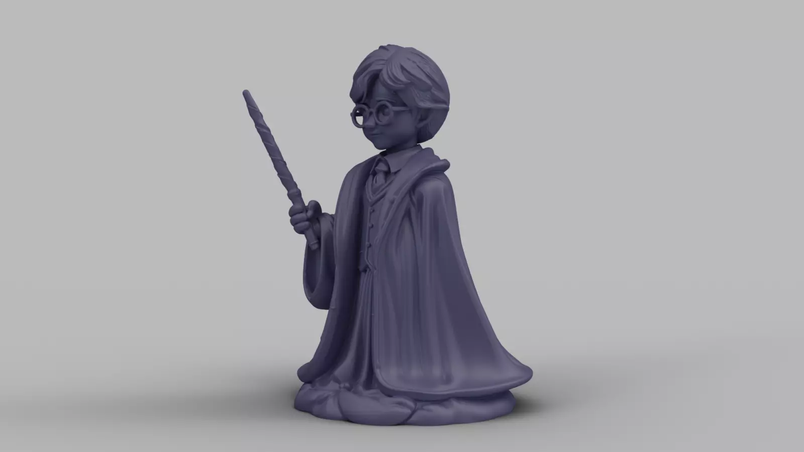 Wizard Boy Magic Figurine 3D print model