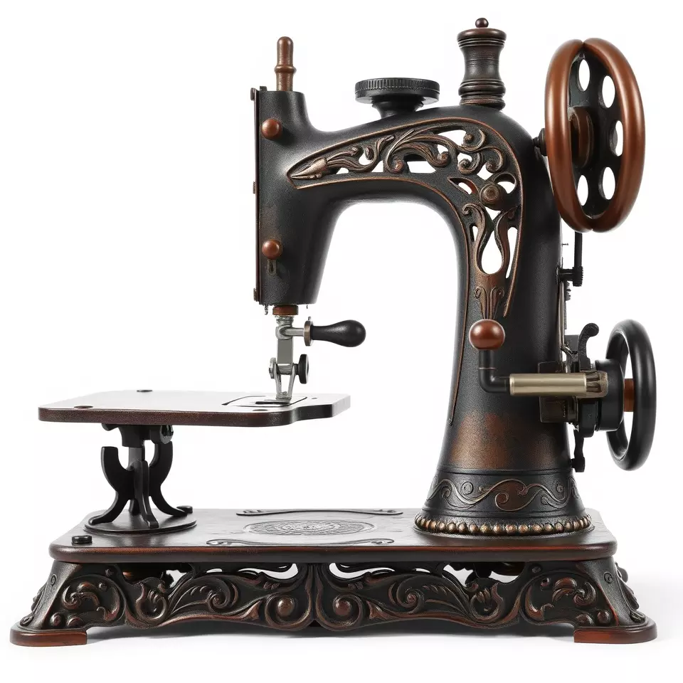Vintage Sewing Machine model pack Low-poly 3D model_2