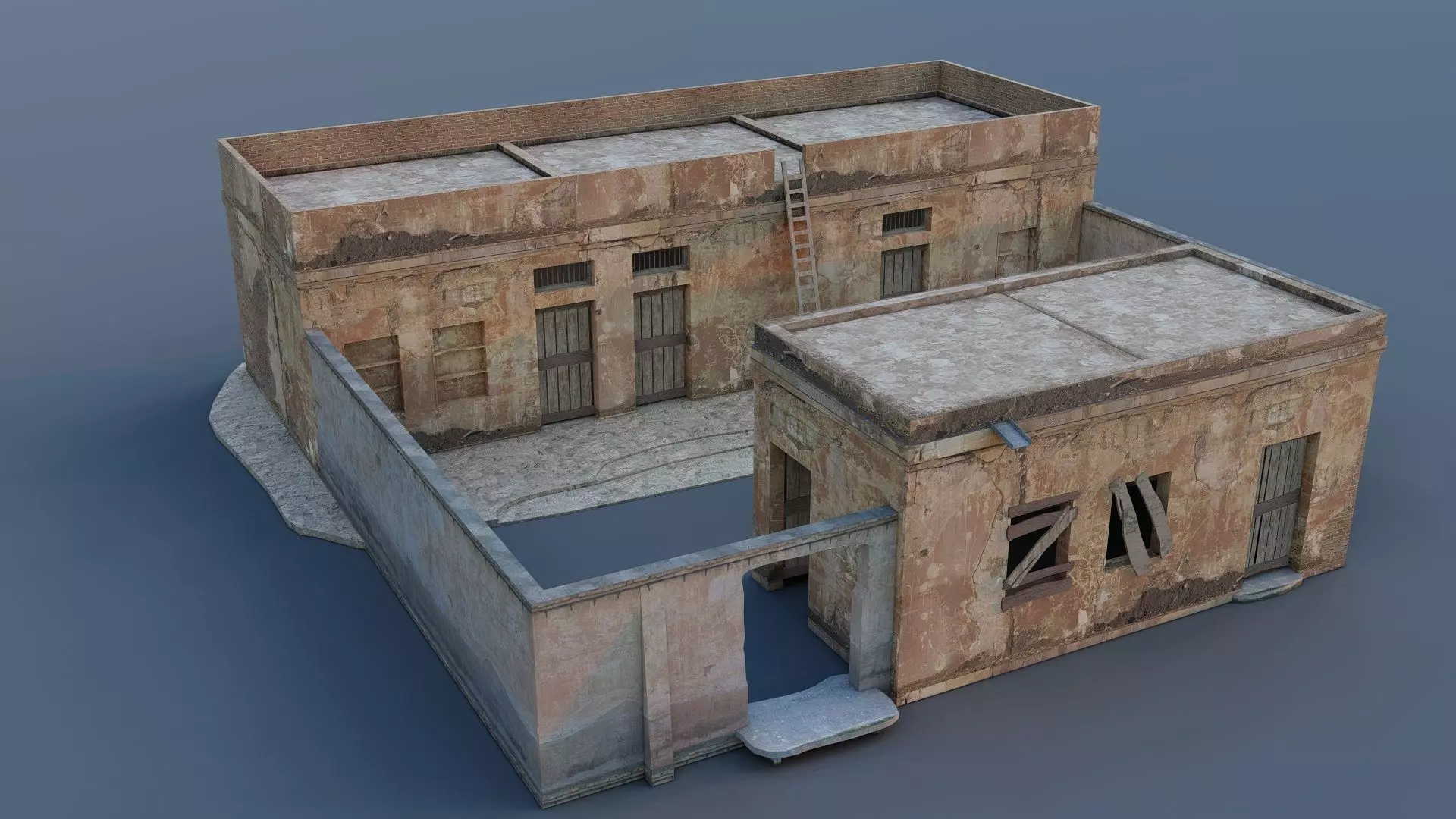 Village House 3D Model Low-poly 3D model_5