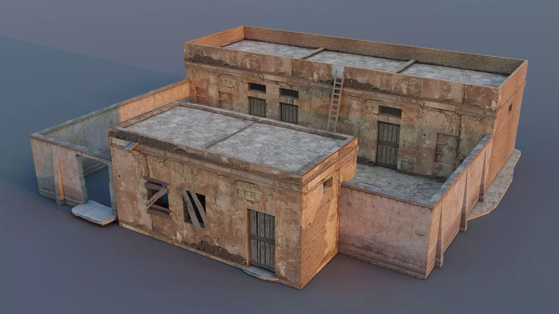 Village House 3D Model Low-poly 3D model_4