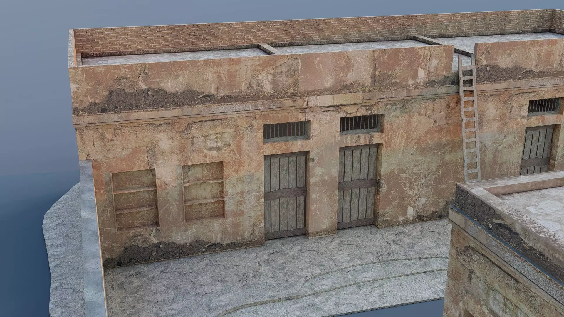 Village House 3D Model Low-poly 3D model_7