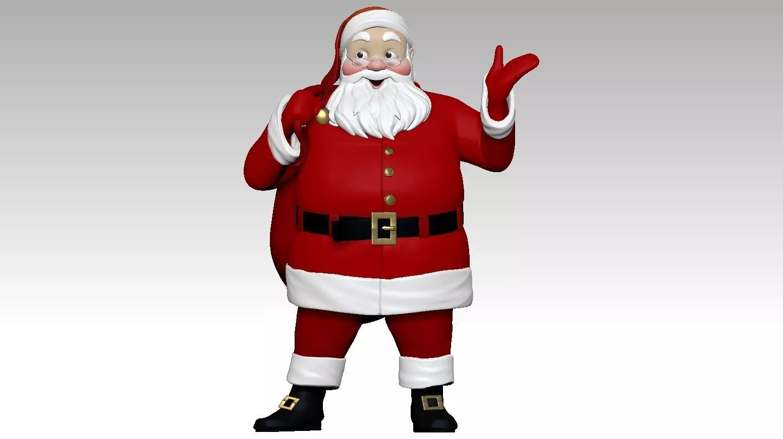 Santa Claus for 3d print 3D print model_1