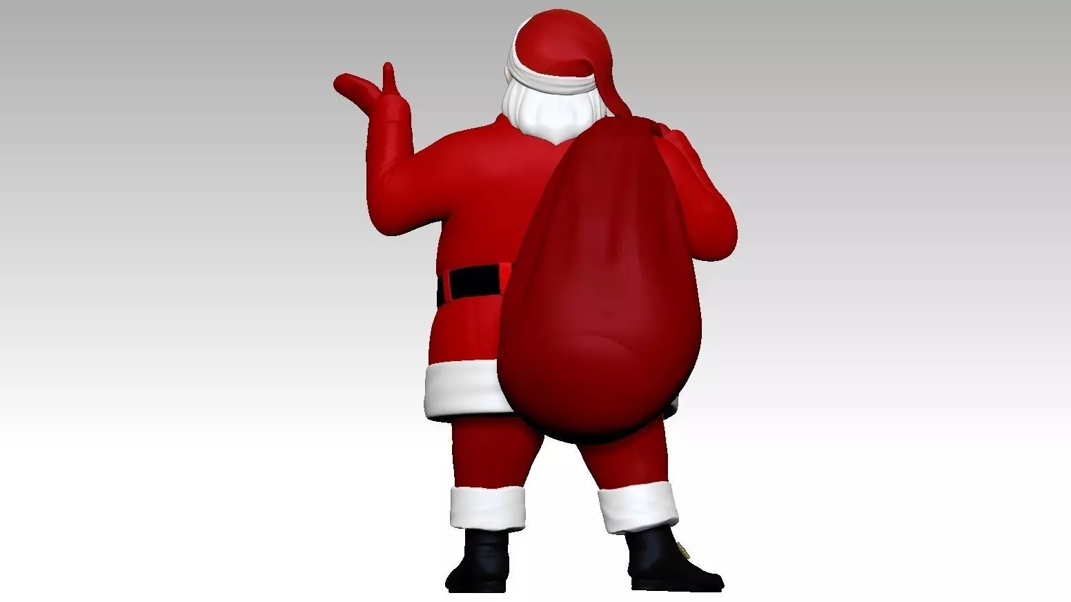 Santa Claus for 3d print 3D print model_3