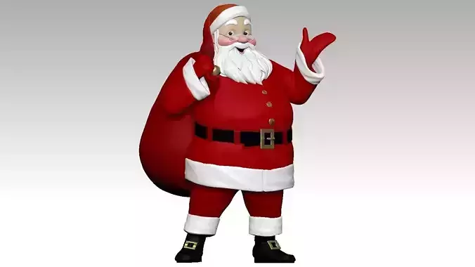 Santa Claus for 3d print 3D print model