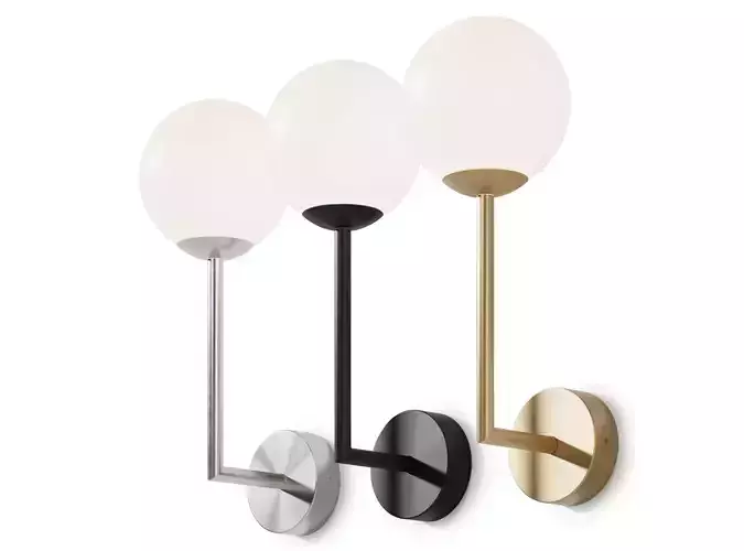 Wall lamp Faro Barcelona Gala 3D model