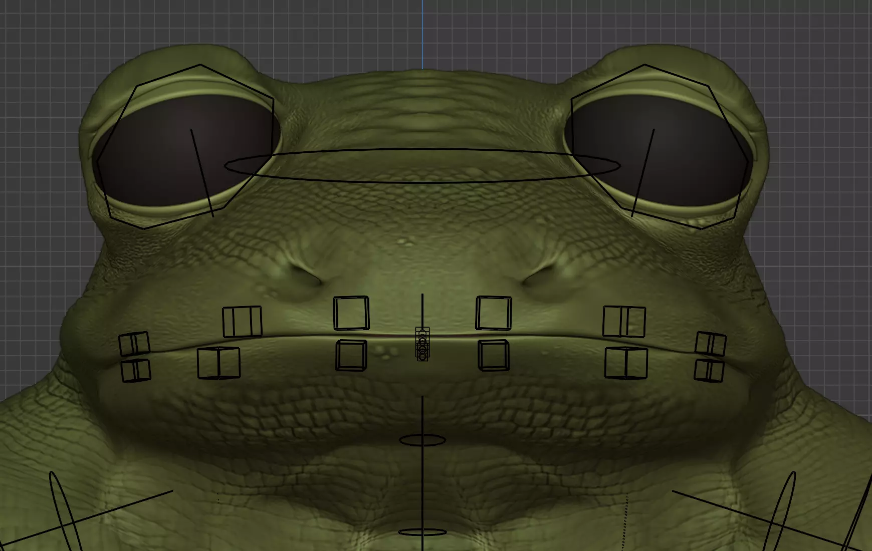 Photorealistic Frogman Creature - Production-Ready 3D Model Low-poly 3D model_26