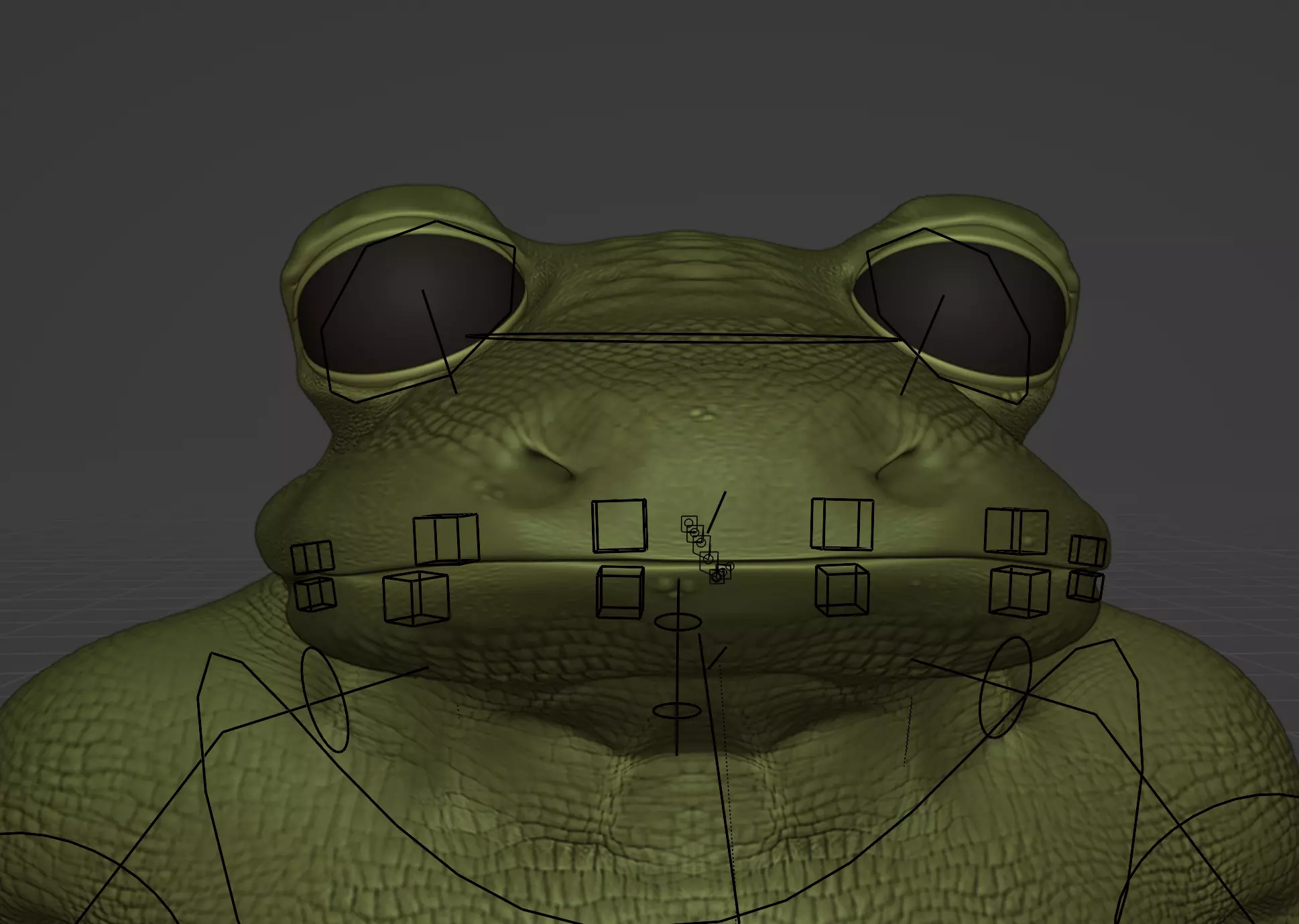 Photorealistic Frogman Creature - Production-Ready 3D Model Low-poly 3D model_8
