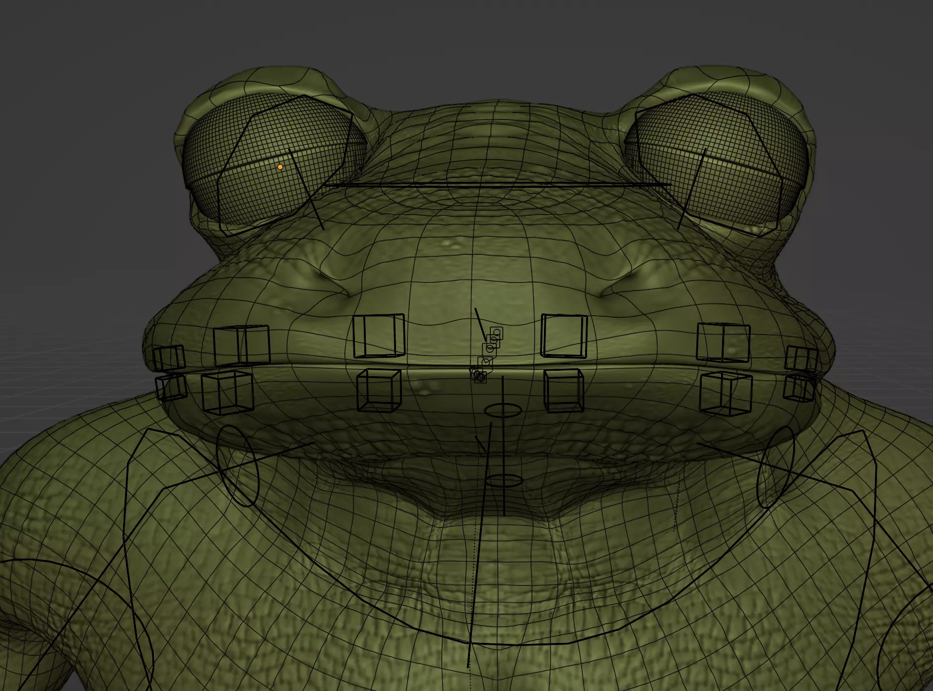 Photorealistic Frogman Creature - Production-Ready 3D Model Low-poly 3D model_11