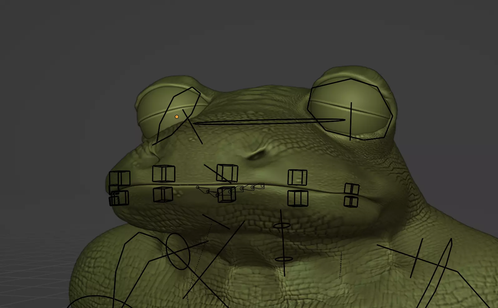 Photorealistic Frogman Creature - Production-Ready 3D Model Low-poly 3D model_24