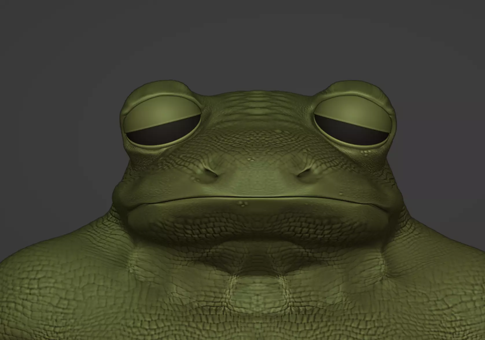 Photorealistic Frogman Creature - Production-Ready 3D Model Low-poly 3D model_28