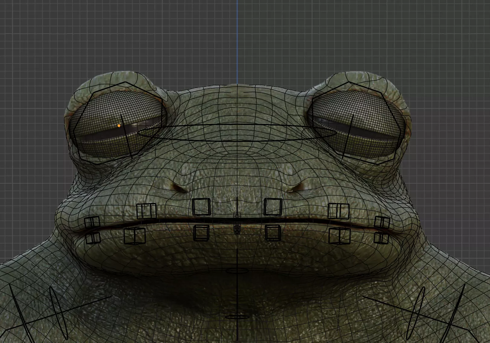 Photorealistic Frogman Creature - Production-Ready 3D Model Low-poly 3D model_29