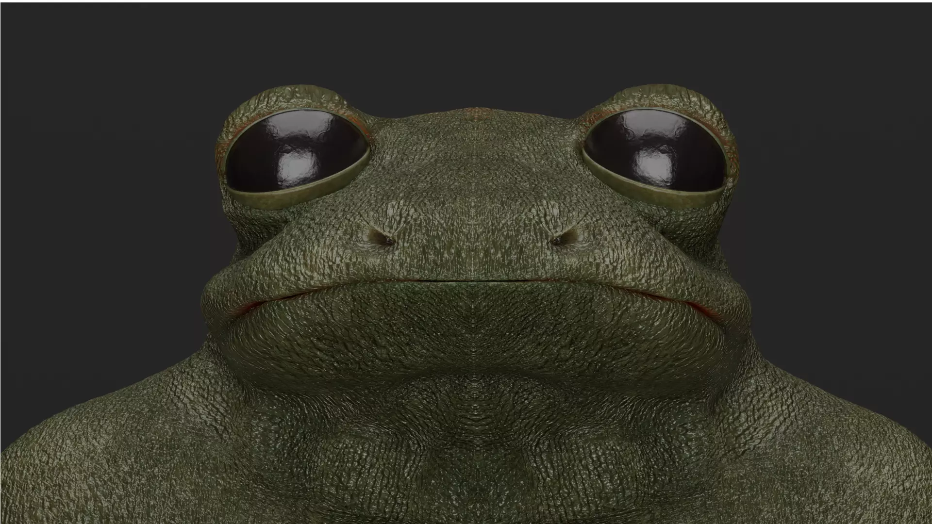 Photorealistic Frogman Creature - Production-Ready 3D Model Low-poly 3D model_4