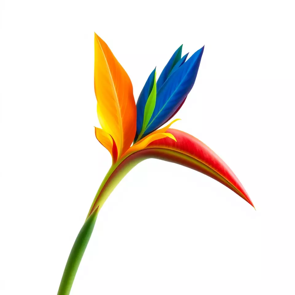 Vibrant Heliconia model pack Low-poly 3D model_2