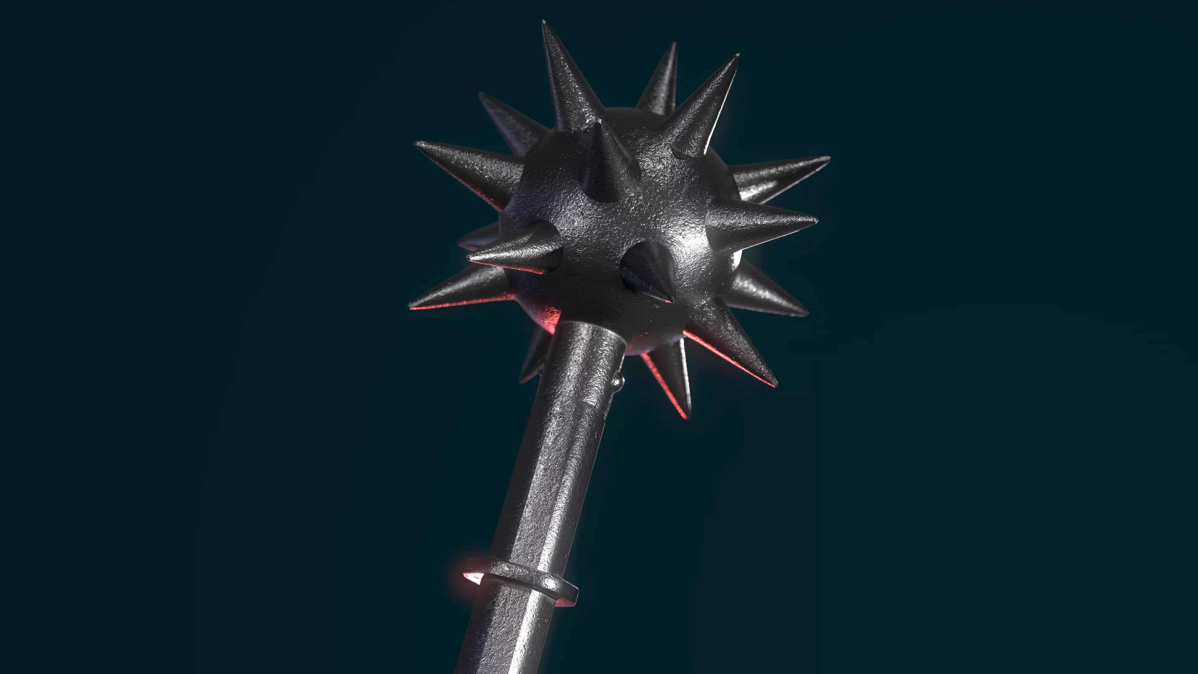 Morning Star Low-poly 3D model_18