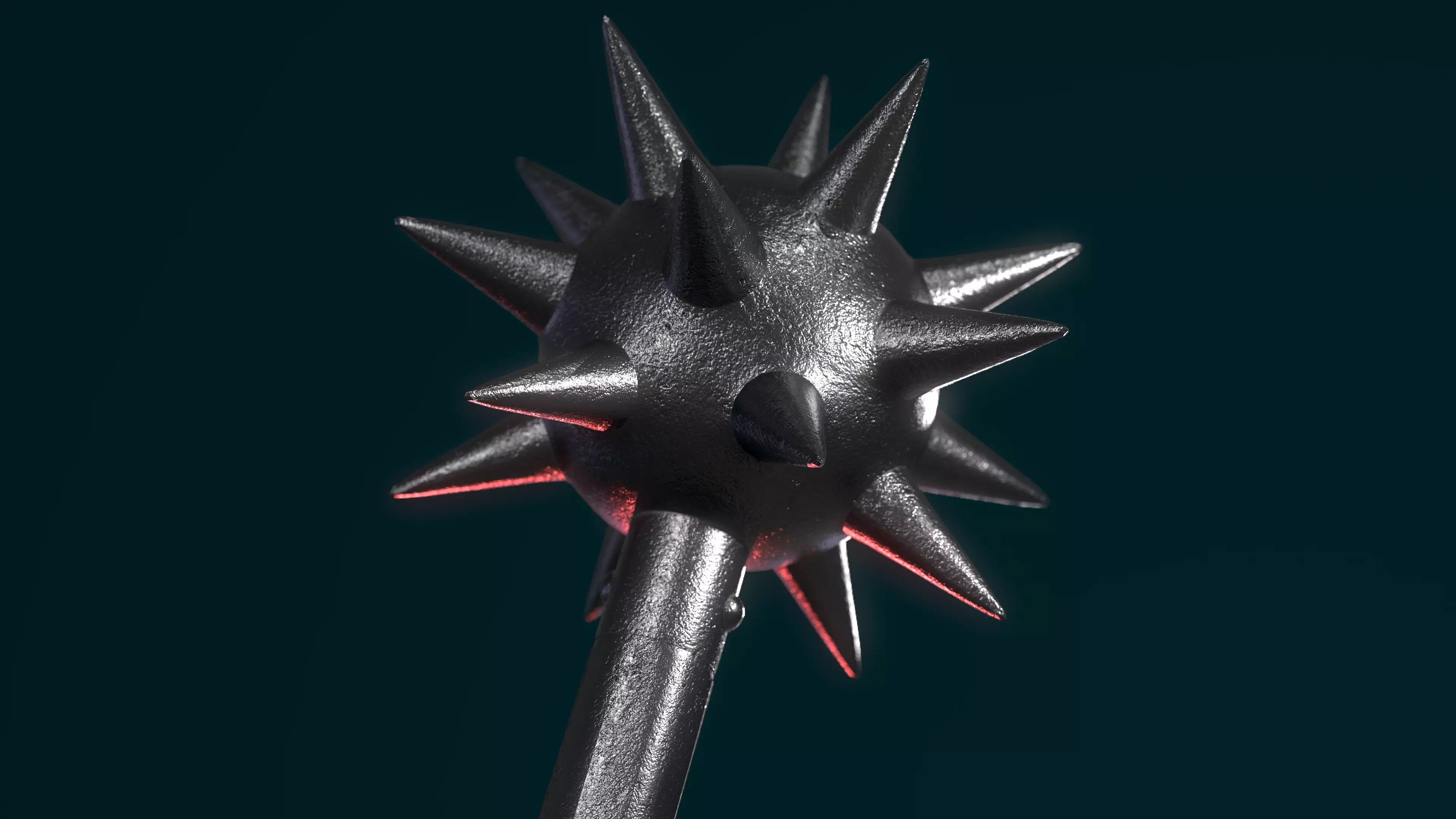 Morning Star Low-poly 3D model_10