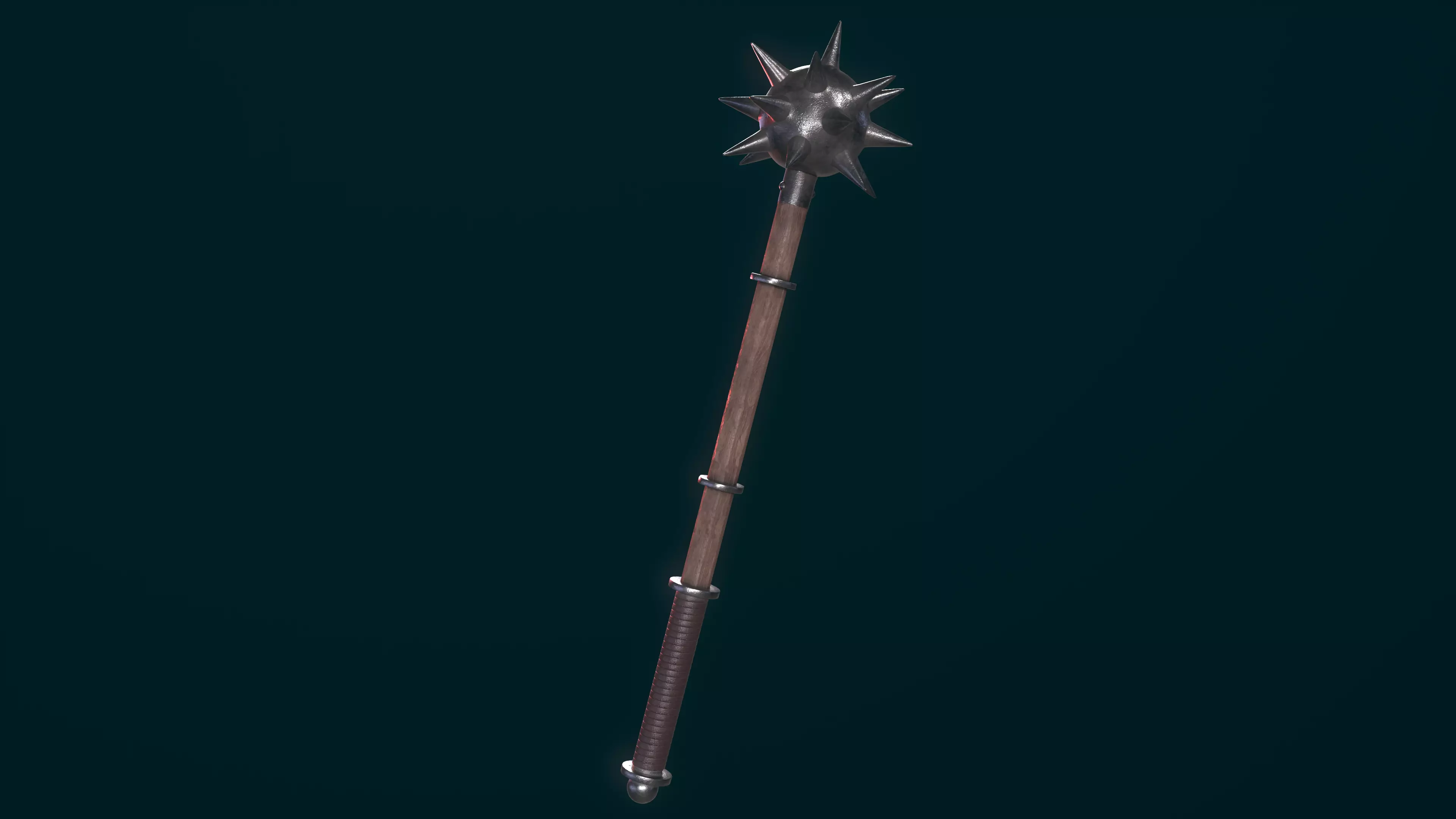 Morning Star Low-poly 3D model_4