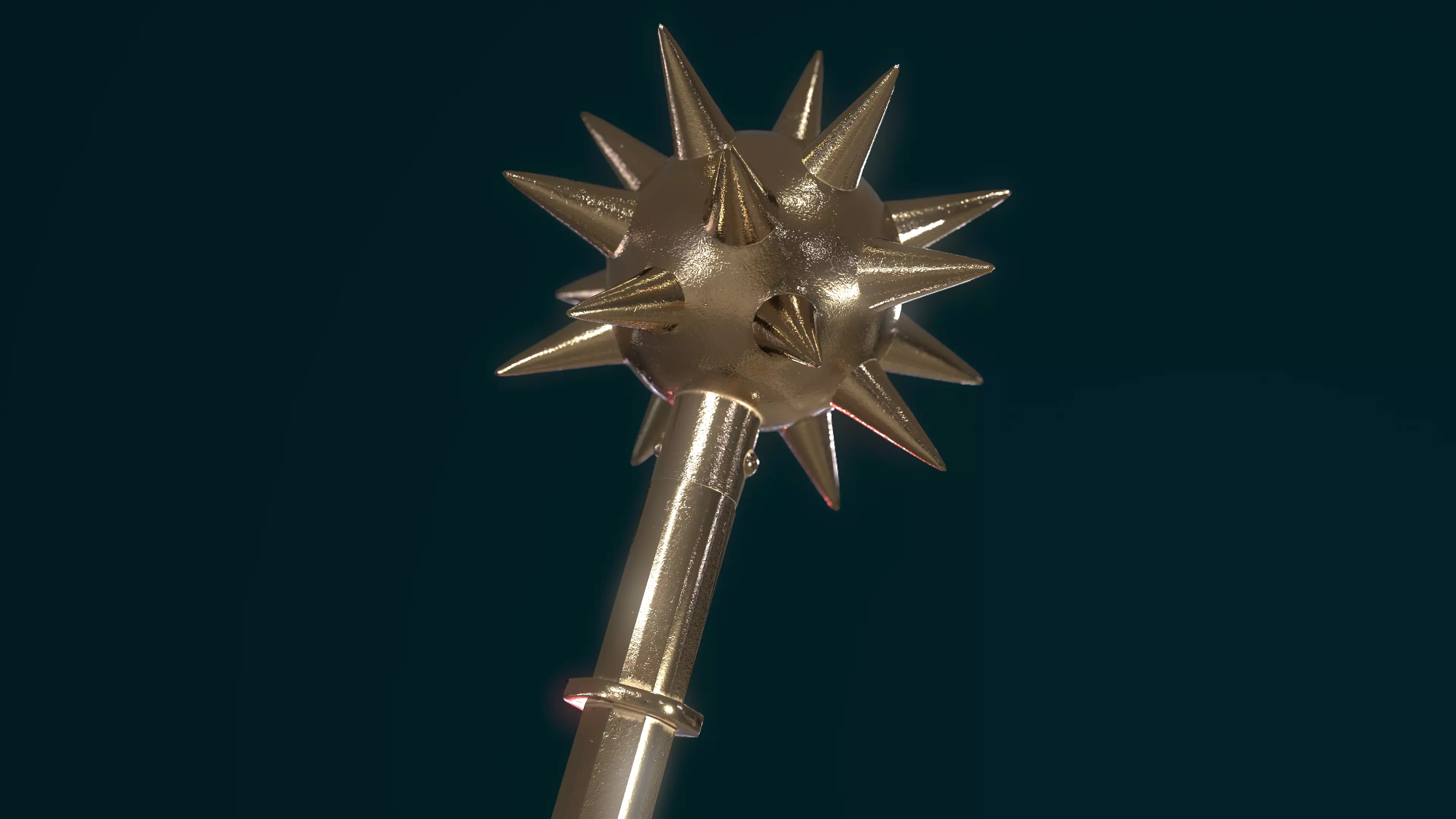 Morning Star Low-poly 3D model_17