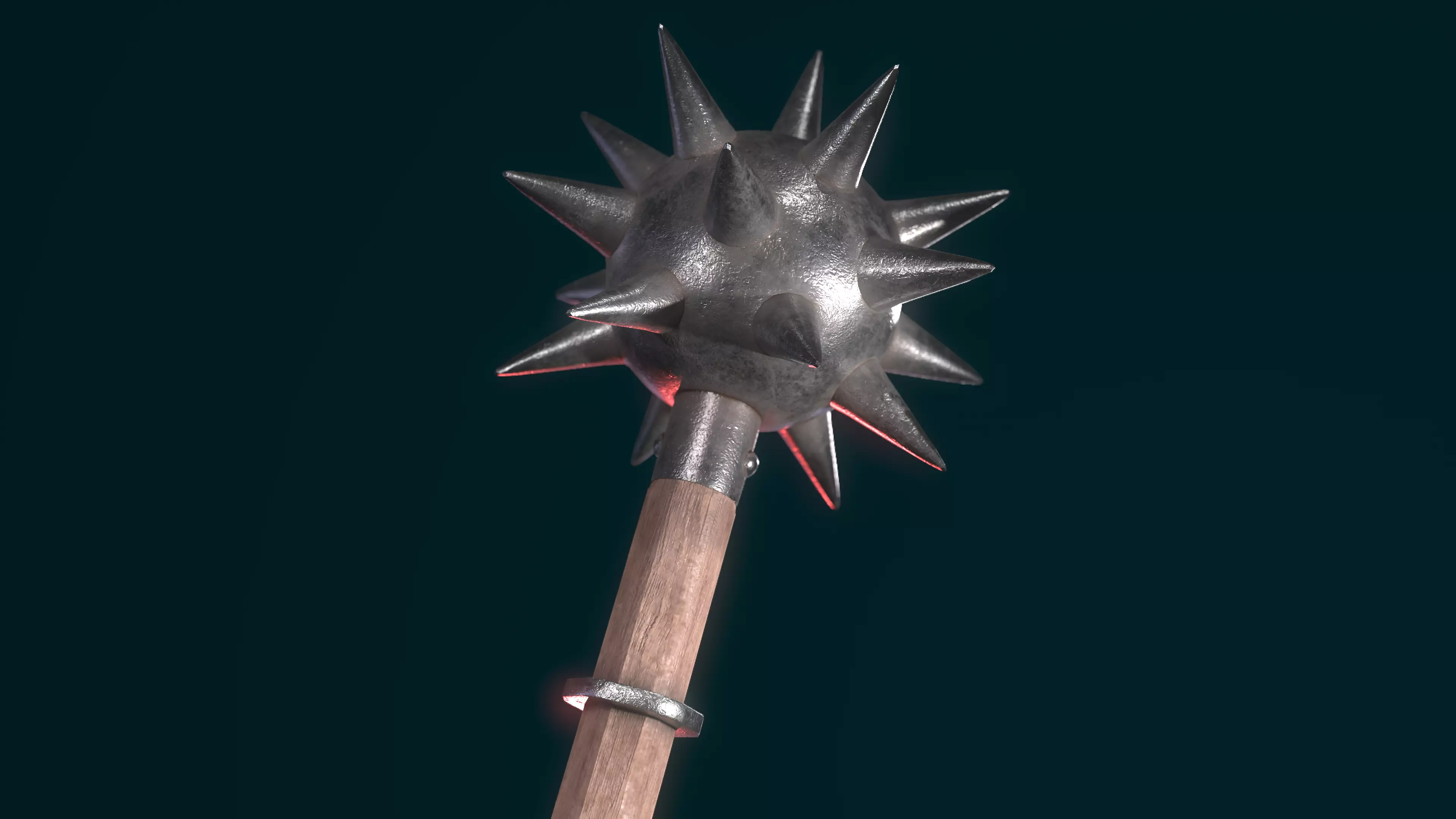 Morning Star Low-poly 3D model_16