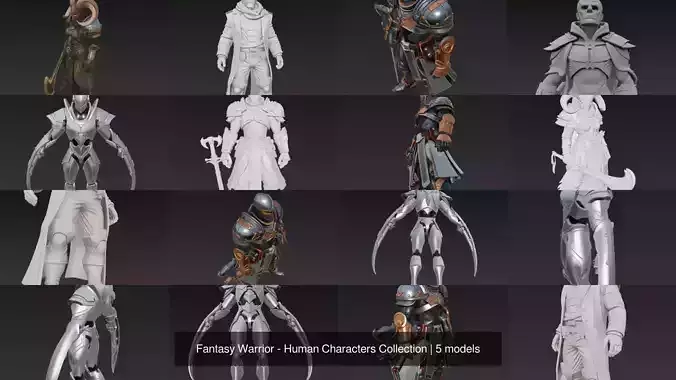 Fantasy Warrior - Human Characters Collection