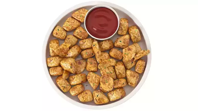 Fried Chicken Bites 3D model 4