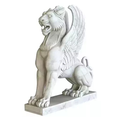 Griffin sculpture 3D model