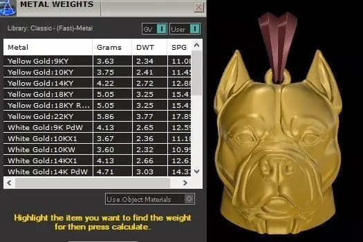 Pitbull Pendant 3D print model_10