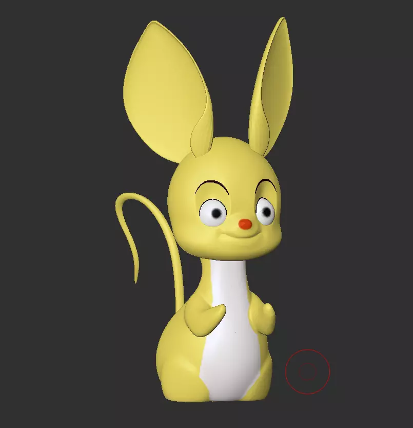 cute rat model 3D print model_1