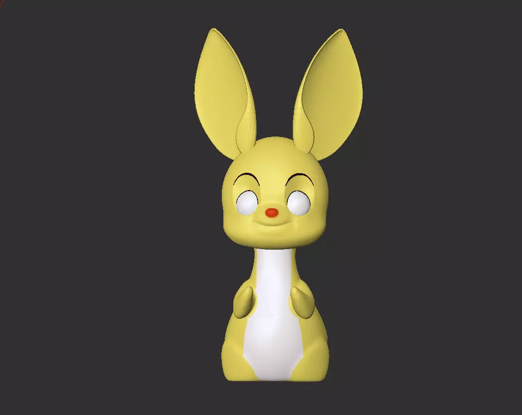 cute rat model 3D print model_5