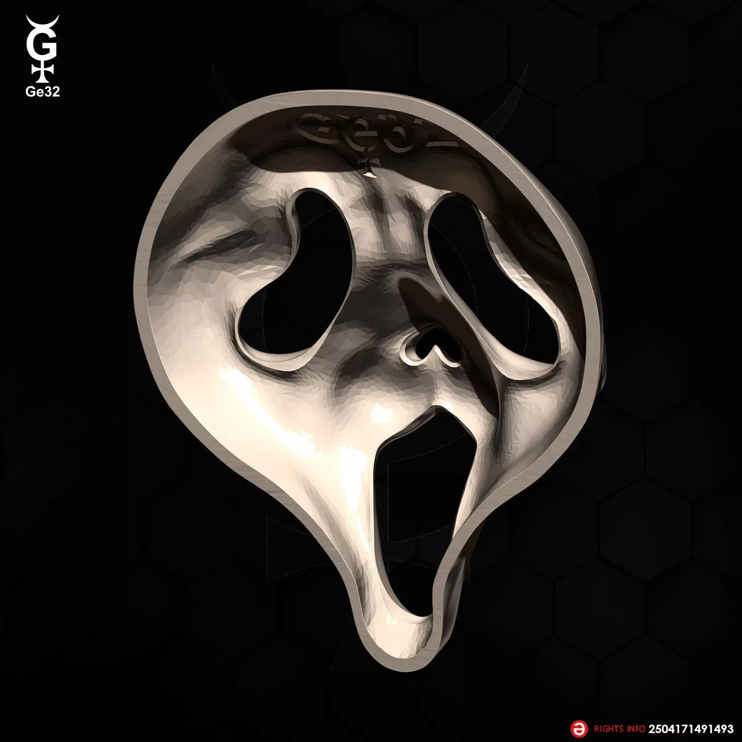 GHOSTFACE CAT - Mask 3D print model_1