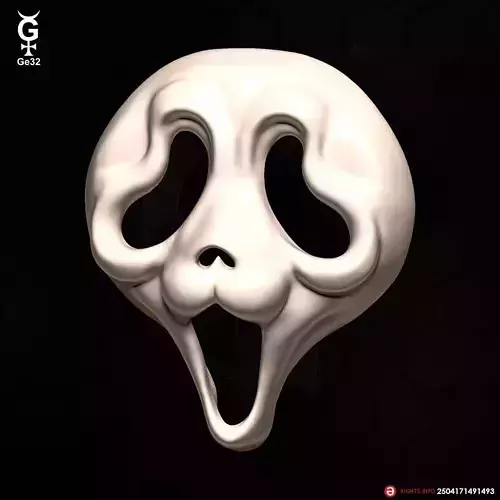 GHOSTFACE CAT - Mask 3D print model GHOSTFACE CAT - Mask 3D print model