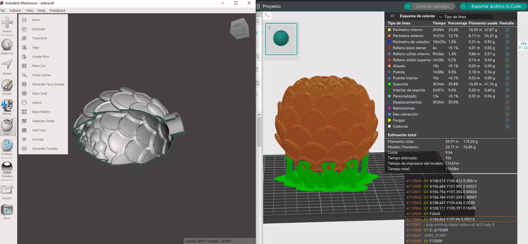Christmas ball 3D print model_2